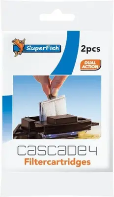 Superfish cascade 4&10 filter cassette 2 stuks