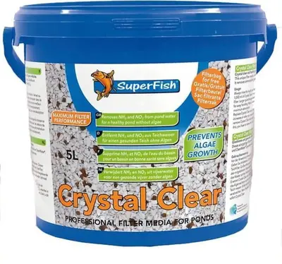 Superfish Crystal Clear – Filtermedia voor Vijvers – 5 Liter
