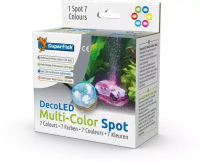 Superfish Deco led meerkleuren spot