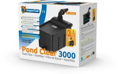 Superfish Pondclear Kit 3000 - UVC 5W - pomp  1000 l/u | Vijverfilterpakket - afbeelding 1