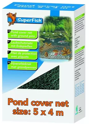 Superfish vijverafdeknet 3 x 2 m+10 pinnen