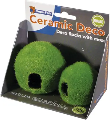 Superfish Vishuis met mos 2Stuks