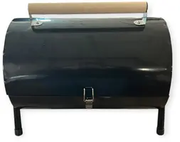 Tafelbarbecue zwart dubbel 38,5 cm - afbeelding 3