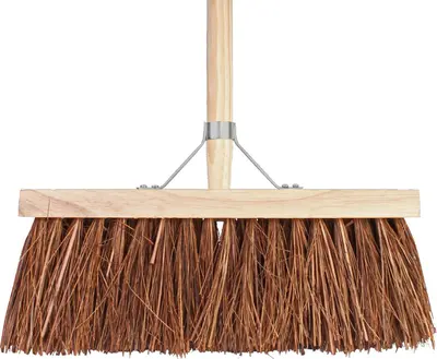 Talen Tools Bezem bruin 37cm steel 140cm
