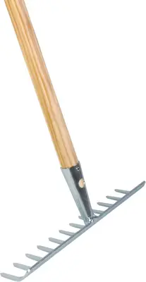 Talen Tools Tuinhark 12 tands verzinkt staal met 160cm steel - afbeelding 2