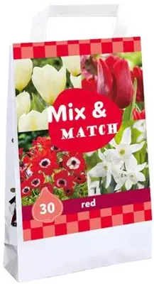 Tas Mix & Match Red 30 stuks - afbeelding 1