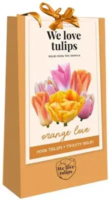 Tas We Love Tulips, Orange Love 20 stuks - afbeelding 2