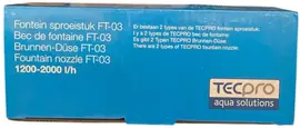 Tecpro Fontein Sproeistuk Voor Pomp 1000l/h - afbeelding 2