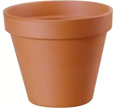 Terraliet bloempot 27x0cm terracotta - afbeelding 1
