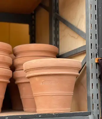 Terraliet bloempot 30x20cm terracotta - afbeelding 2