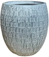 Terraliet bloempot 33x0cm donkergrijs - afbeelding 2