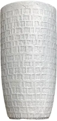 Terraliet bloempot 33x0cm wit - afbeelding 1