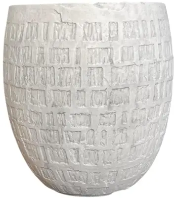 Terraliet bloempot 33x0cm wit - afbeelding 2