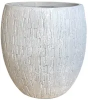 Terraliet bloempot 33x0cm wit - afbeelding 1