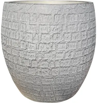 Terraliet bloempot 44x0cm donkergrijs - afbeelding 1