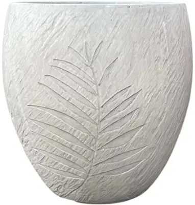 Terraliet bloempot 44x0cm wit - afbeelding 2
