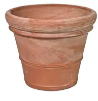 Terraliet bloempot 50x45cm terracotta - afbeelding 1