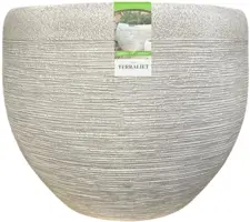 Terraliet Bloempot Ø51cm wit - afbeelding 1