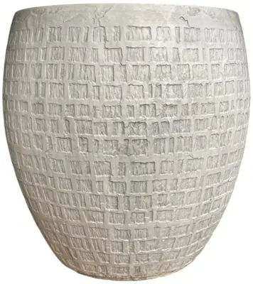 Terraliet bloempot 55x0cm wit - afbeelding 2