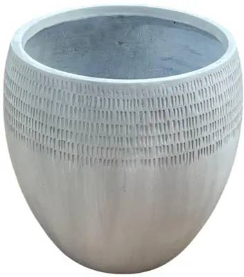 Terraliet bloempot 55x0cm wit - afbeelding 3