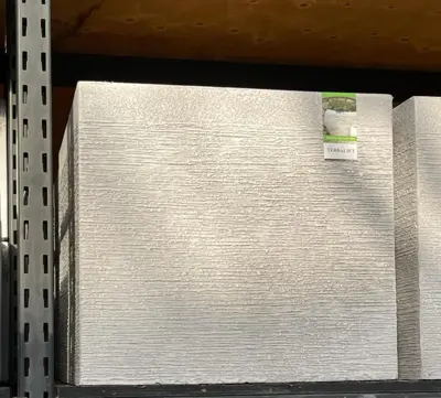 Terraliet Bloempot Kubus Ø50cm wit - afbeelding 2