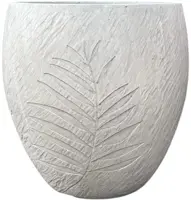Terraliet Egg Pot bergen  Ø44cm wit - afbeelding 2