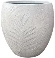 Terraliet Egg Pot bergen  Ø44cm wit - afbeelding 3