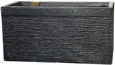 Terraliet Plantenbak Rechthoekig l50cm Donkergrijs - afbeelding 2