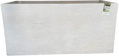 Terraliet Plantenbak Rechthoekig l50cm Wit - afbeelding 1