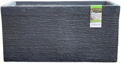 Terraliet Plantenbak Rechthoekig l60cm Donkergrijs - afbeelding 1