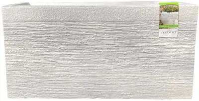 Terraliet Plantenbak Rechthoekig l60cm Wit - afbeelding 1