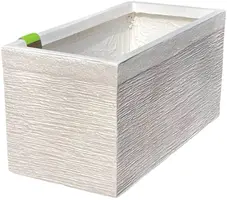 Terraliet Plantenbak Rechthoekig l60cm Wit - afbeelding 3