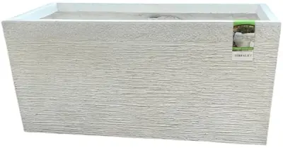 Terraliet Plantenbak Rechthoekig l80cm wit - afbeelding 2