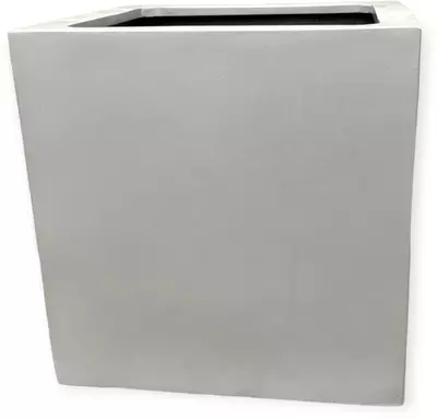 Terraliet pot cube 50x50x50cm wit - afbeelding 1