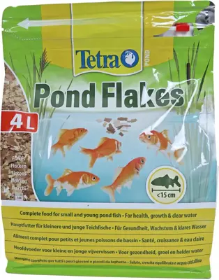 Tetra Pond Flakes, 4 liter - afbeelding 2