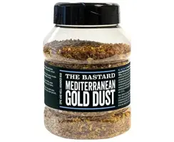 The Bastard Rub Strooibus Mediterranean Gold Dust 300gr - afbeelding 1