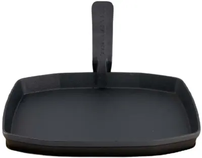 The Bastard Sizzling Plate & Holder Cast Iron 21x28 cm - afbeelding 3