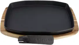 The Bastard sizzling plate & holder gietijzer 24x32cm kopen?