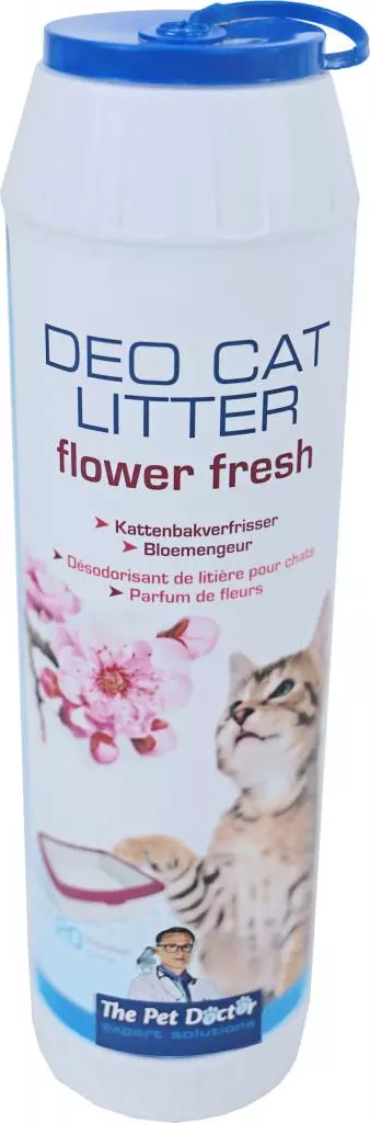 The Pet Doctor deo cat litter flower fresh 750 gram - afbeelding 2