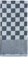 Theedoek 45x70 cm ruitkatoen zwart