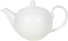 Theepot porselein diamant 25x15x14cm wit kopen?