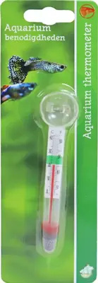 Thermometer met rubber zuiger 0-40°C op blister