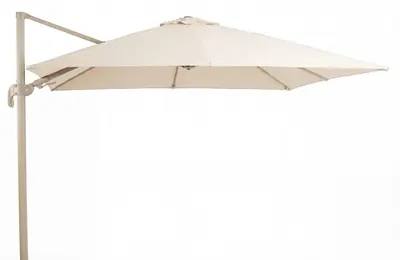 Tierra Outdoor Banús parasol 350 cm ø champagne - afbeelding 1