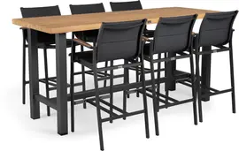 Tierra Outdoor barset teak 210 foxx charcoal - afbeelding 1