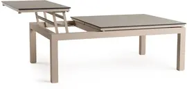 Tierra Outdoor bijzettafel flip-up coffee table trespa ophira 120x80x43cm champagne kopen?