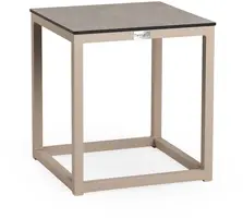 Tierra Outdoor bijzettafel rio coffee small trespa ophira 40x40x45.5cm champagne kopen?
