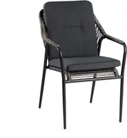 Tierra Outdoor dining tuinstoel cortez charcoal - afbeelding 1
