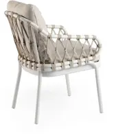 Tierra Outdoor dining tuinstoel natal crème white - afbeelding 2
