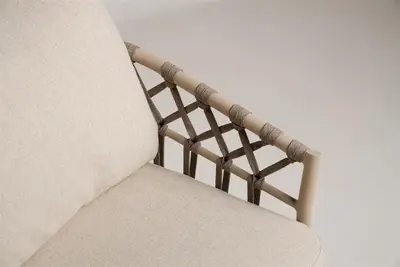 Tierra Outdoor dining tuinstoel nevada champagne - afbeelding 3