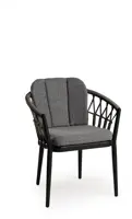 Tierra Outdoor dining tuinstoel santa fe charcoal - afbeelding 1